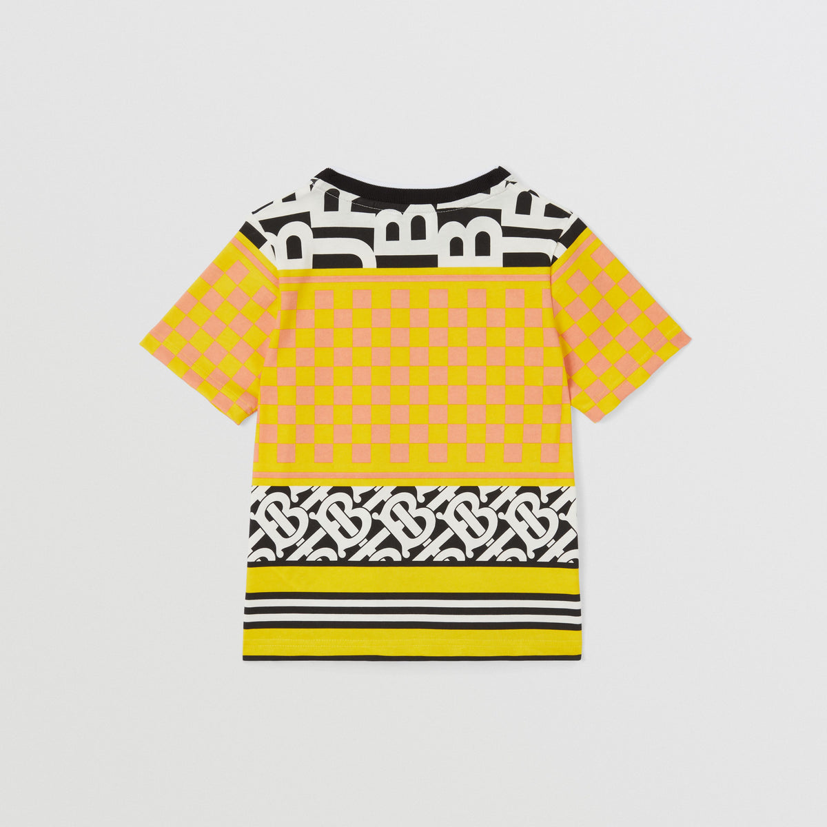 KID BOY SWEATERS Jaune acide (motif IP)