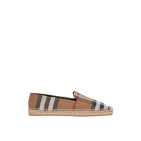 W ESPADRILLE BOULEAU CARREAUX MARRONS