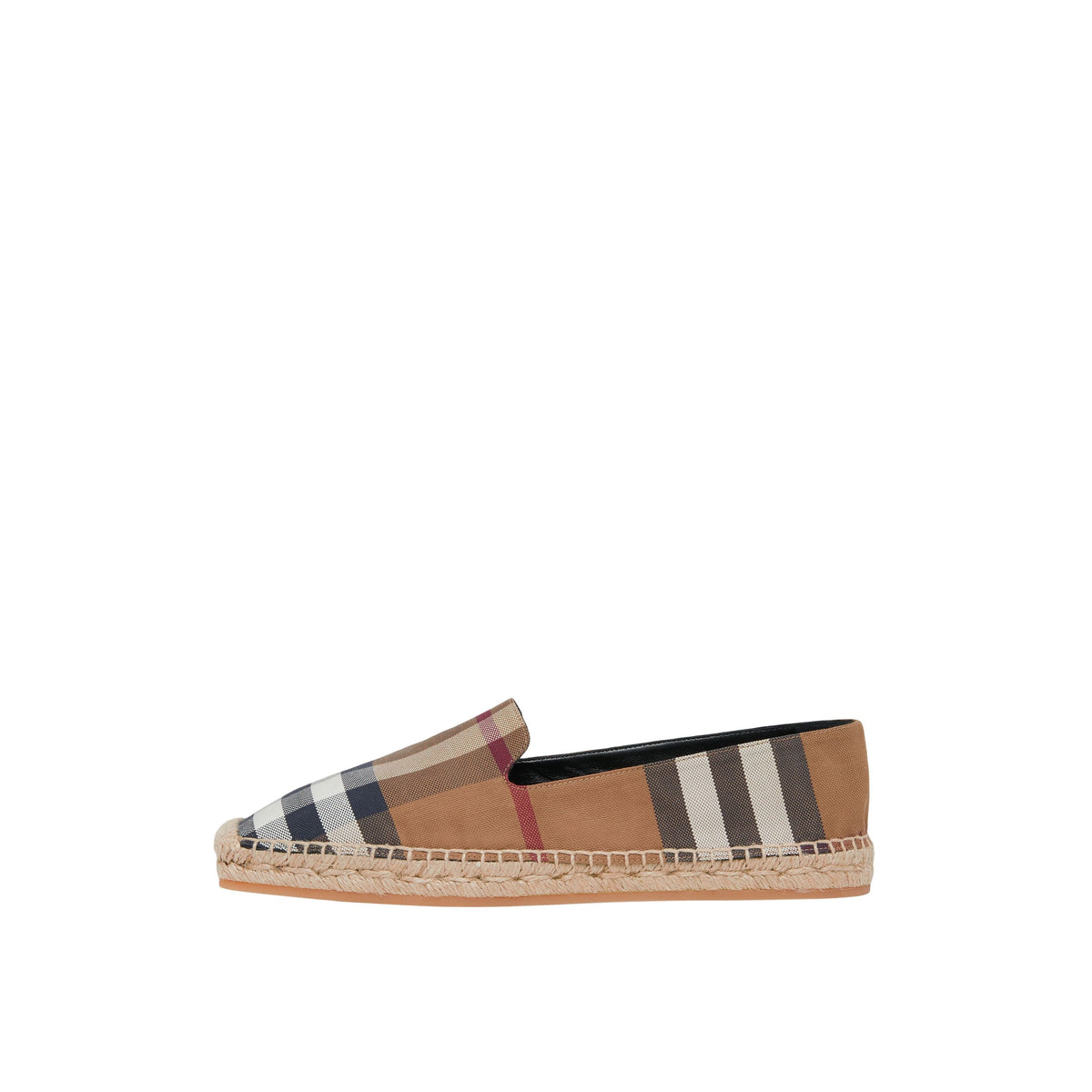 W ESPADRILLE BOULEAU CARREAUX MARRONS