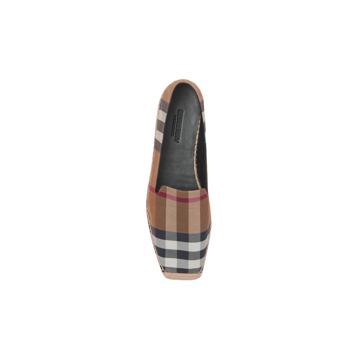 W ESPADRILLE BOULEAU CARREAUX MARRONS