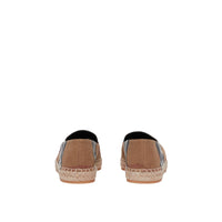 W ESPADRILLE BOULEAU CARREAUX MARRONS