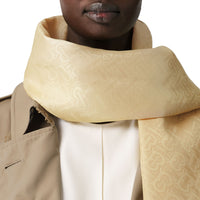 SILK SCARVES ROSE/JAUNE