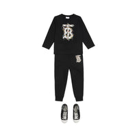 KID GIRL JERSY TRSRS NOIR