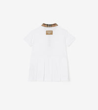 INF GIRL JERSY DRESS BLANC