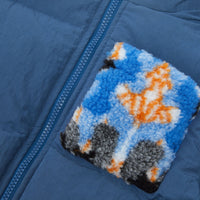 KID BOY PUFFER Bleu toile (motif IP)