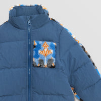 KID BOY PUFFER Bleu toile (motif IP)