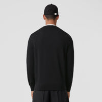 M KNIT CREW NOIR