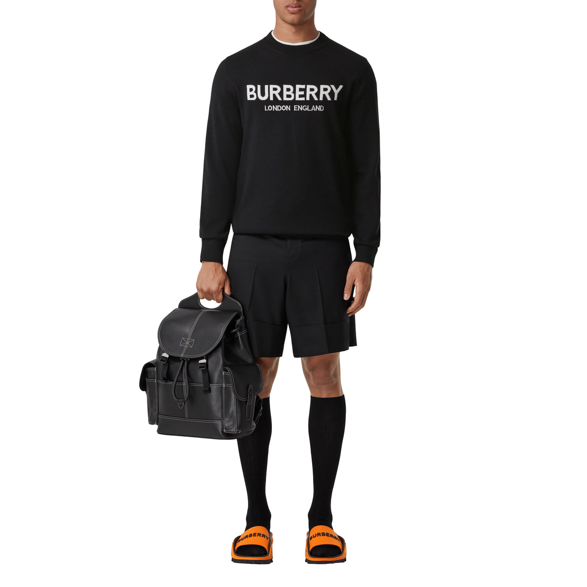 M KNIT CREW NOIR