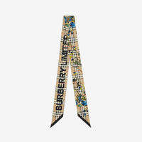 SILK SCARVES ARCHIVES BEIGE CHK