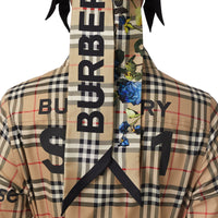 SILK SCARVES ARCHIVES BEIGE CHK