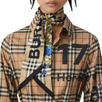 SILK SCARVES ARCHIVES BEIGE CHK