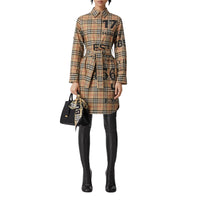 SILK SCARVES ARCHIVES BEIGE CHK