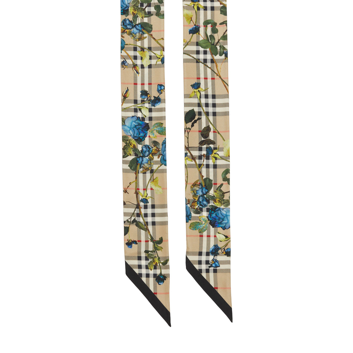 SILK SCARVES ARCHIVES BEIGE CHK