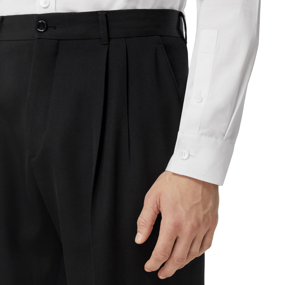 M TAILORED TROUSERS NOIR