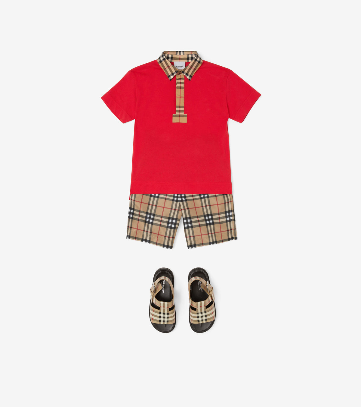 KID BOY SWIMWEAR ARCHIVE BEIGE IP CHK