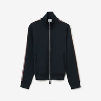 M KNIT JACKET MARINE FUMÉE