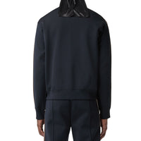 M KNIT JACKET MARINE FUMÉE