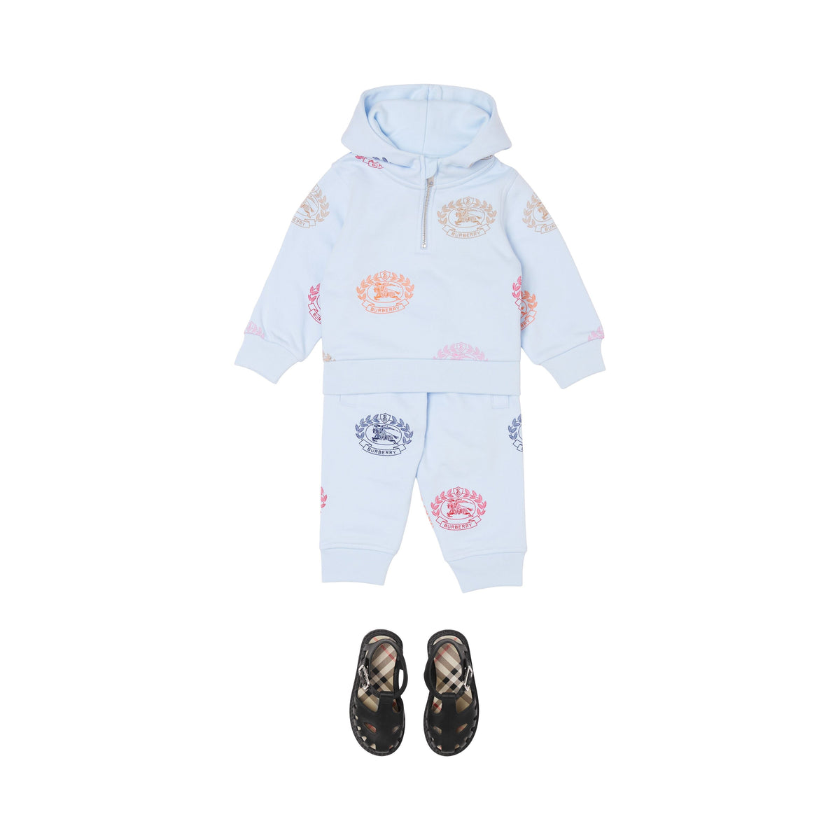 INF BOY JERSY TRSRS PAT IP BLEU PÂLE