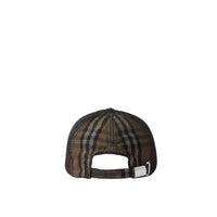 M CAP BEIGE CHECK/NOIR