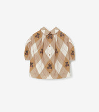 KID GIRL SHIRT&BLOUS FAWN SOFT IP PAT