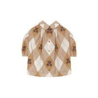 KID GIRL SHIRT&BLOUS FAWN SOFT IP PAT