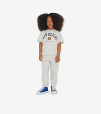 KID GIRL T-SHIRTS Gris tourterelle profond chiné