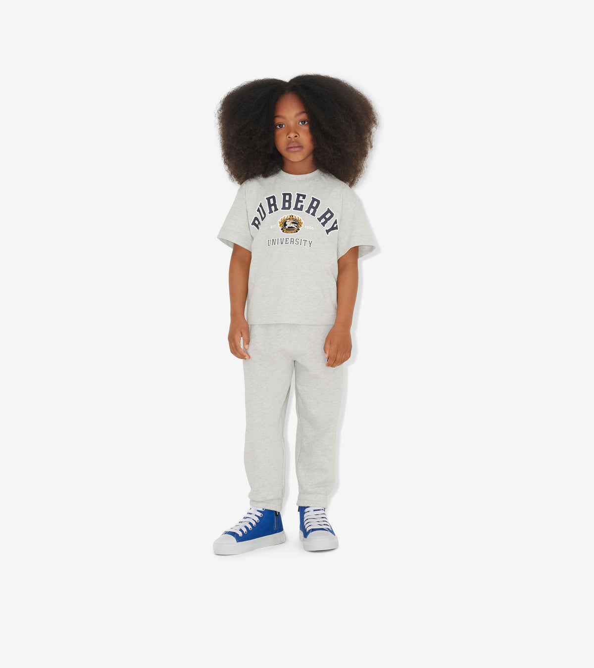 KID GIRL T-SHIRTS Gris tourterelle profond chiné