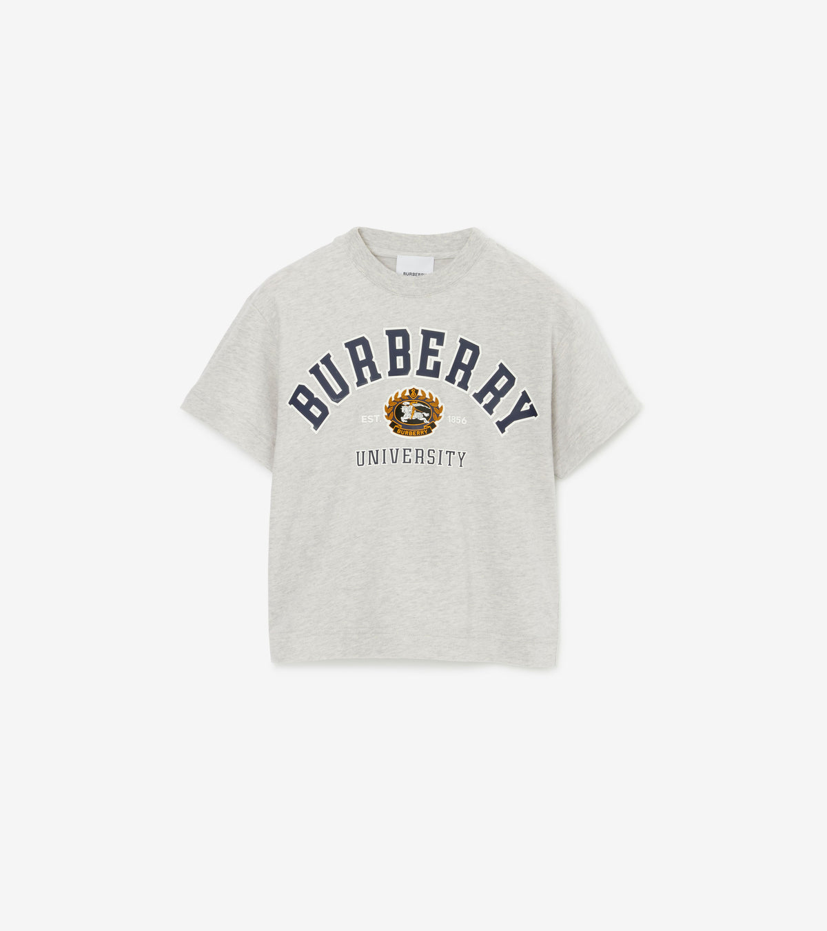 KID GIRL T-SHIRTS Gris tourterelle profond chiné