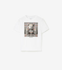 KID BOY T-SHIRTS WHITE / CL CHARC GRY