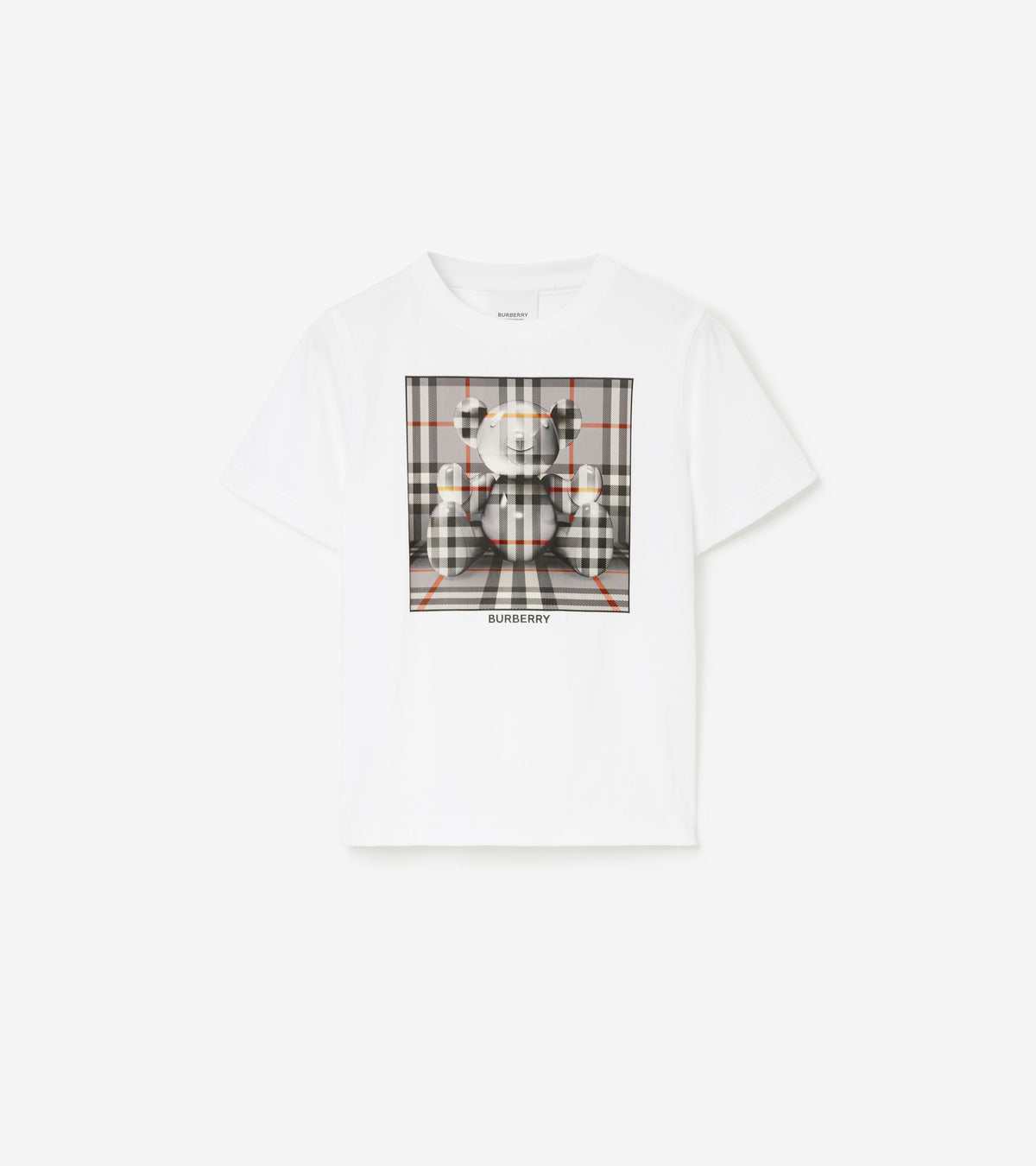 KID BOY T-SHIRTS WHITE / CL CHARC GRY