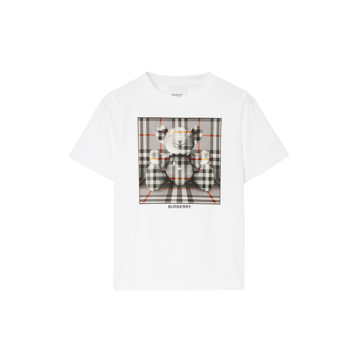 KID BOY T-SHIRTS WHITE / CL CHARC GRY