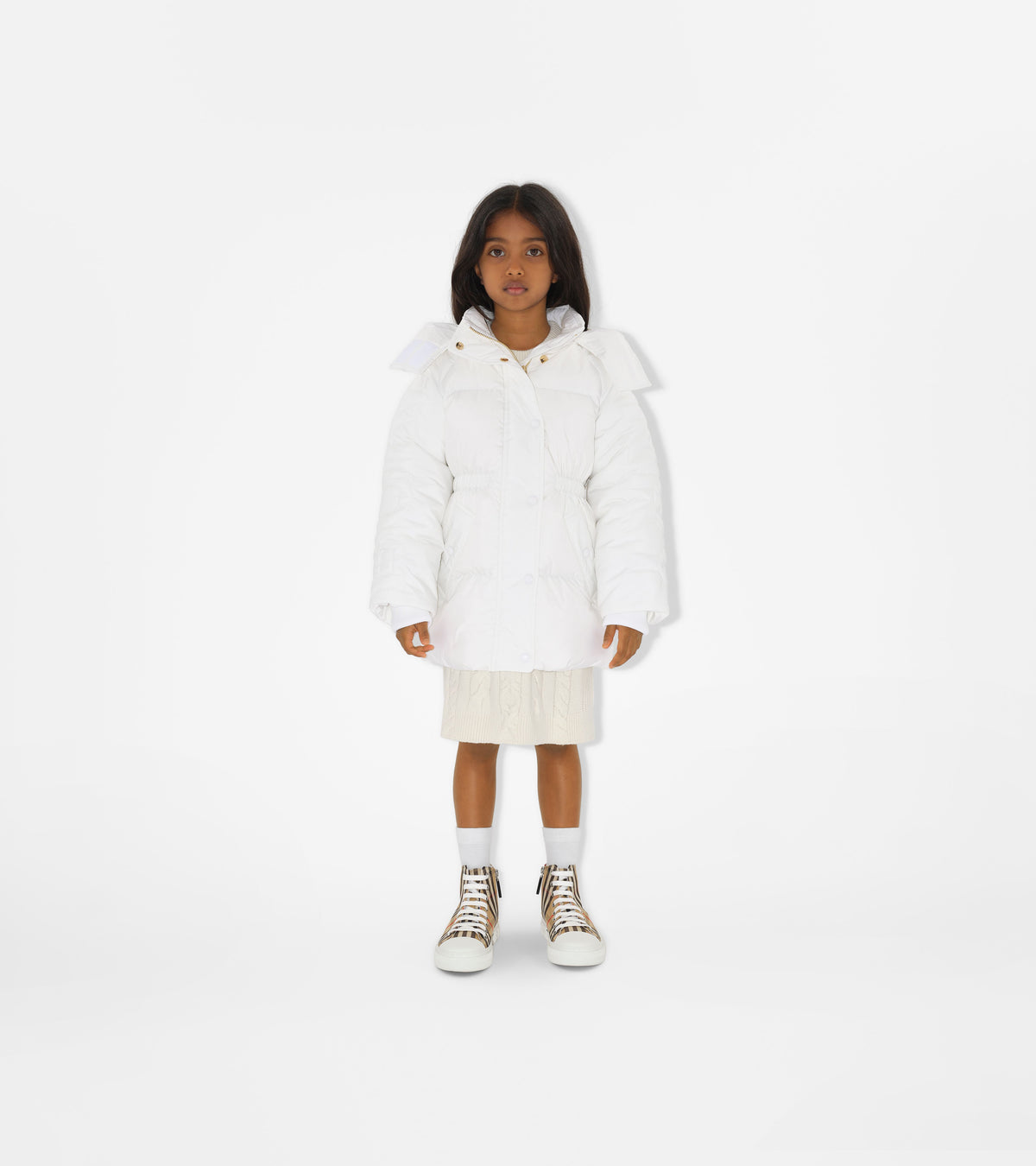 KID GIRL PUFFER Blanc tourterelle