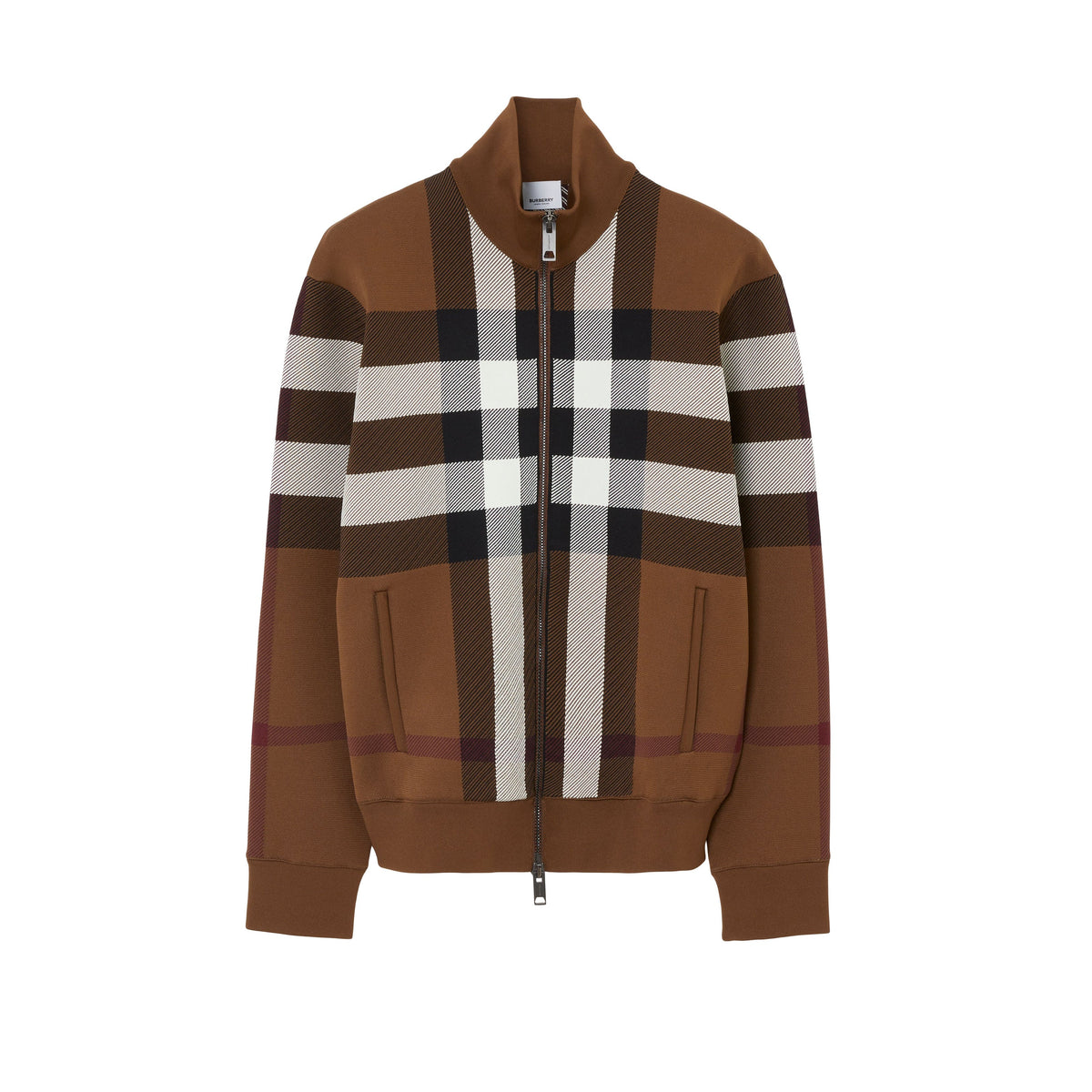 M KNIT JACKET BRUN BOULEAU FONCÉ