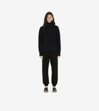 W JERSEY TROUSERS NOIR
