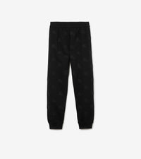 W JERSEY TROUSERS NOIR