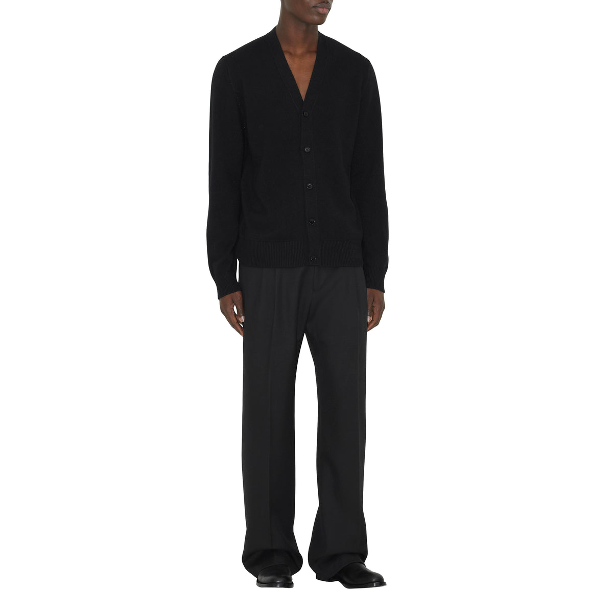 M KNIT CARDIGAN NOIR