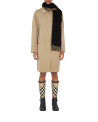 CASHMERE SCARVES ARC BEIGE/NOIR