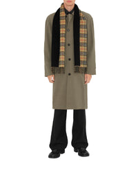 CASHMERE SCARVES ARC BEIGE/NOIR