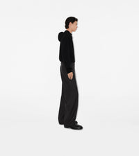 M KNIT HOODED NOIR
