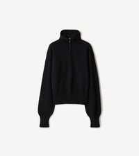 M KNIT HOODED NOIR