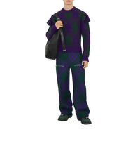 M KNIT CREW ROYAL IP PATTERN