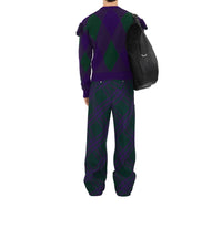 M KNIT CREW ROYAL IP PATTERN