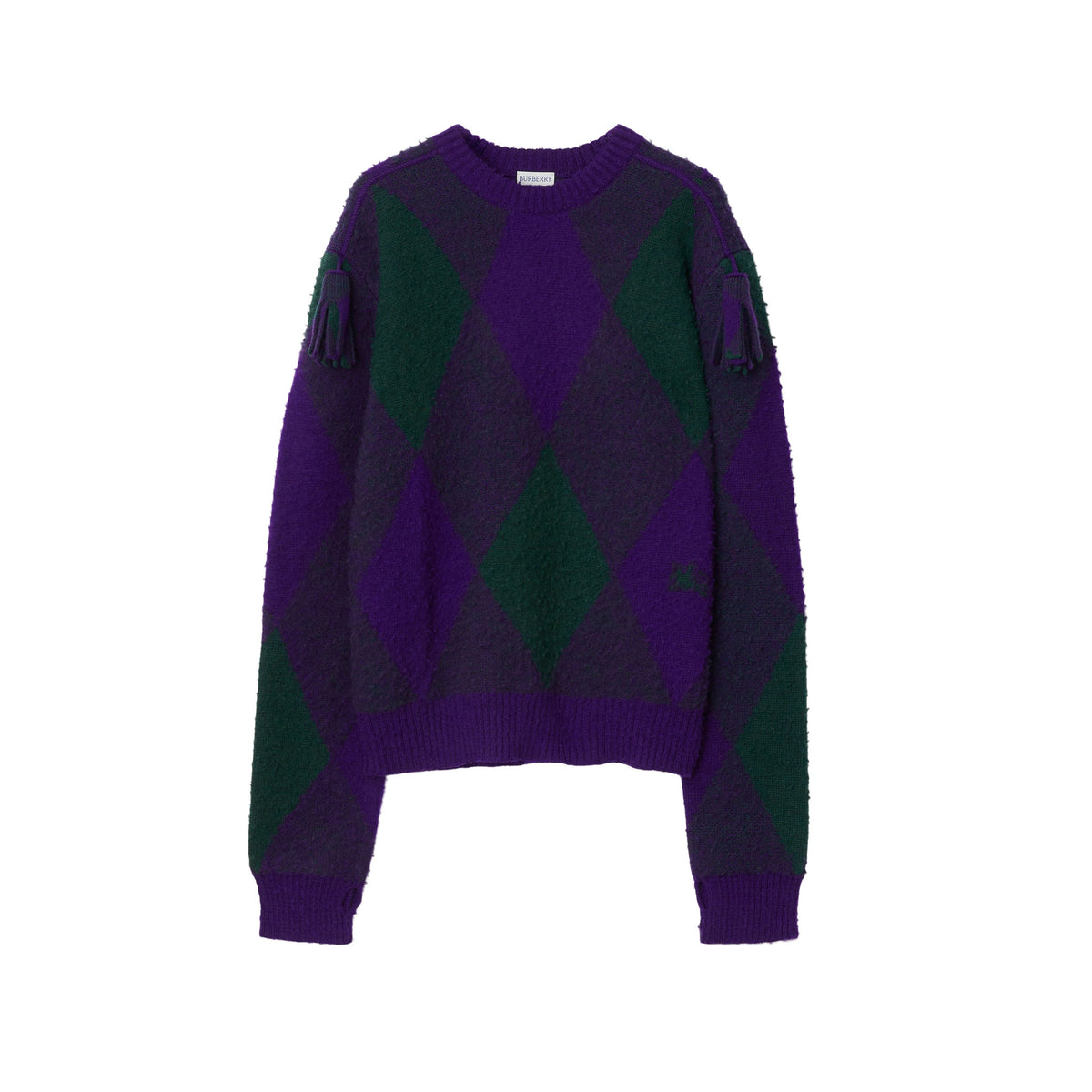 M KNIT CREW ROYAL IP PATTERN