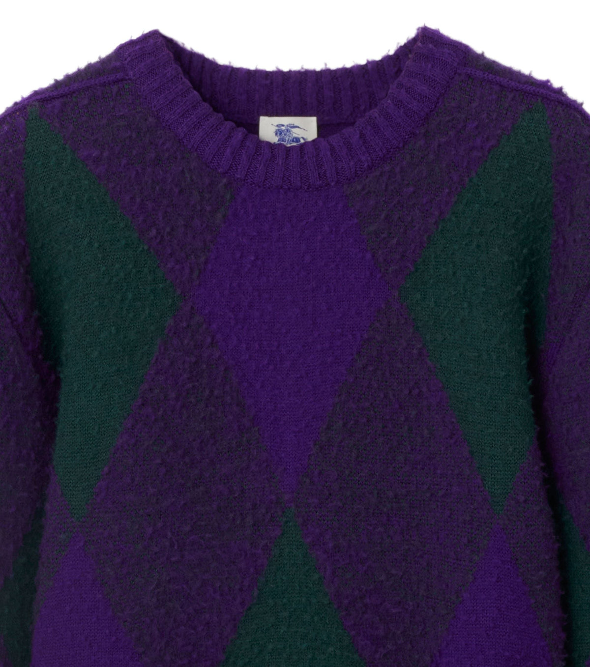 M KNIT CREW ROYAL IP PATTERN