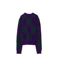 M KNIT CREW ROYAL IP PATTERN