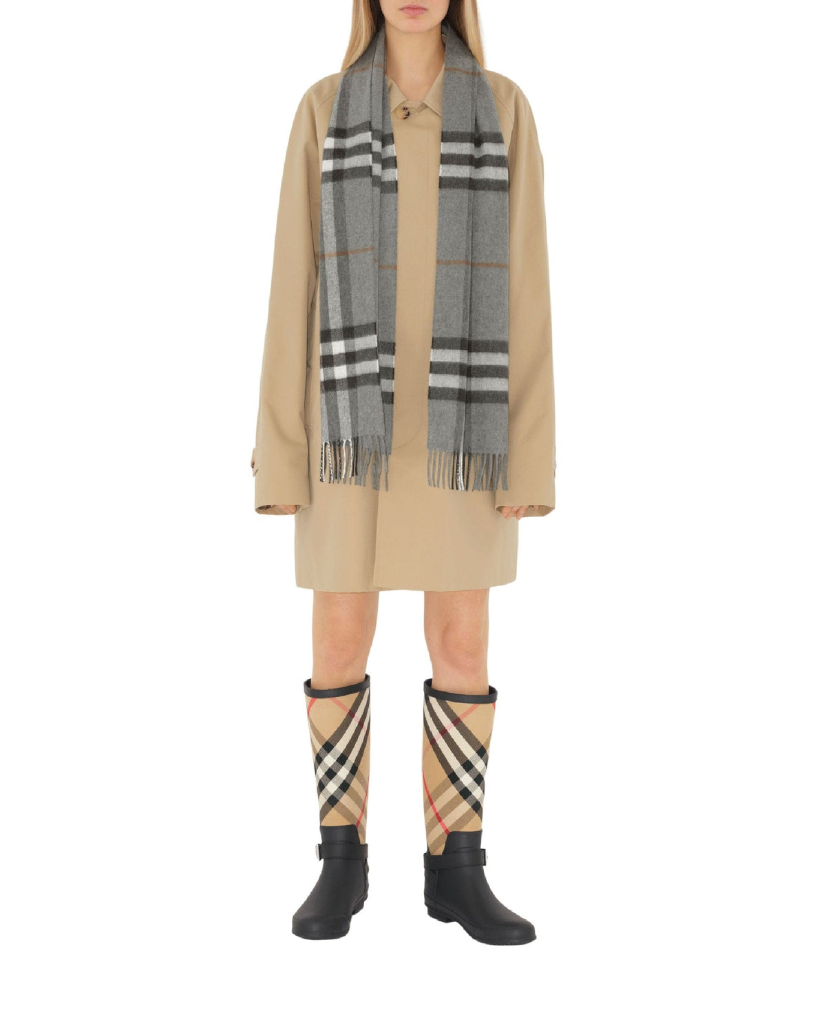 CASHMERE SCARVES Gris