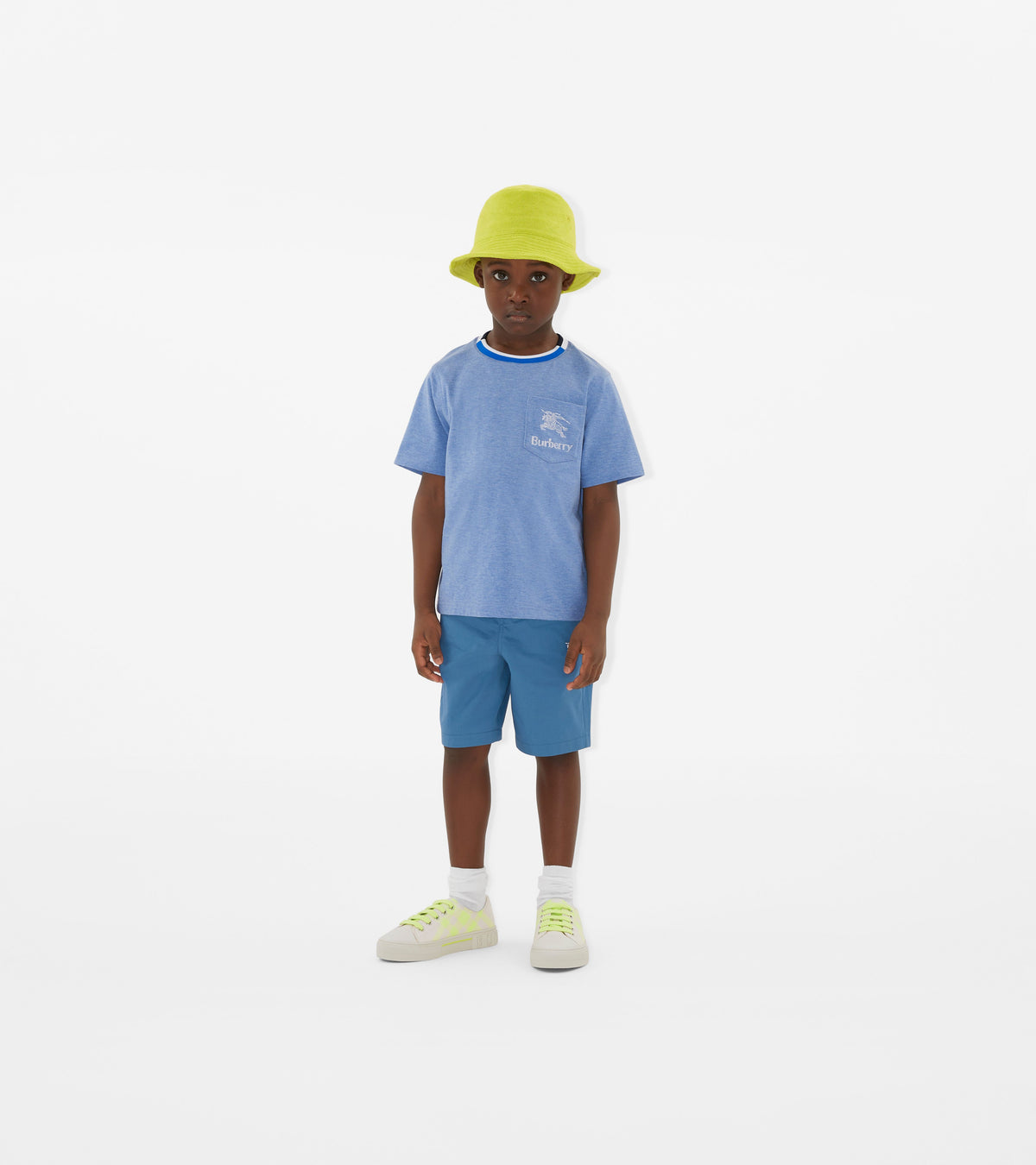 KID BOY SHORTS BLUE ACIER CLAIR