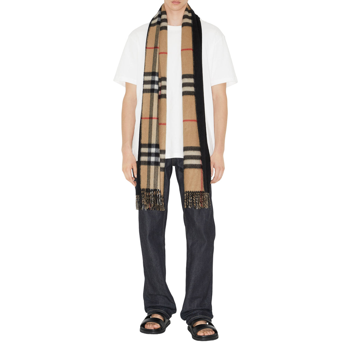 CASHMERE SCARVES NOIR