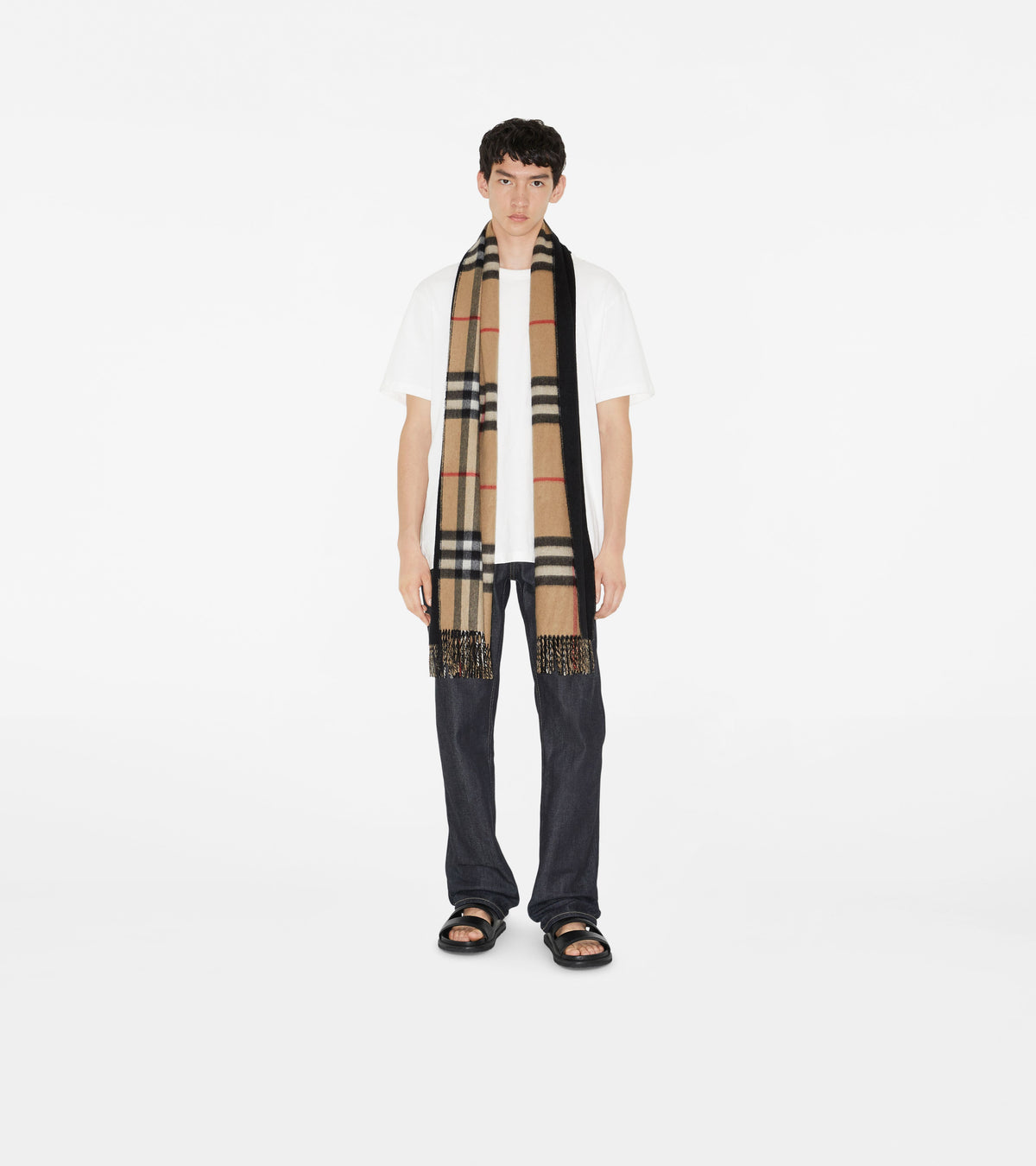 CASHMERE SCARVES NOIR