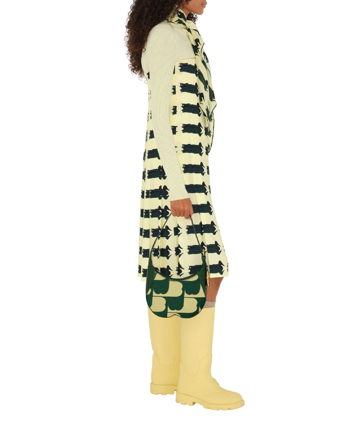 W KNIT T NECK SORBET